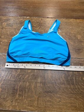 MOVING COMFORT Bahama Blue JUBRALEE Wire-Free High Impact Sports Bra 38E